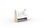 Le berceau cododo en bois évolutif en bureau et banquette Asymetry - Mathy by Bols Je choisis la couleur : Verni + blanc